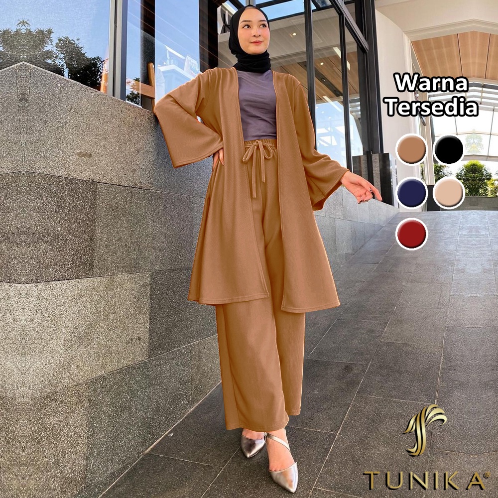 Baju Setelan Wanita Kekinian - One set Wanita - Setelan Tunik - Set Filanto - Lexoir