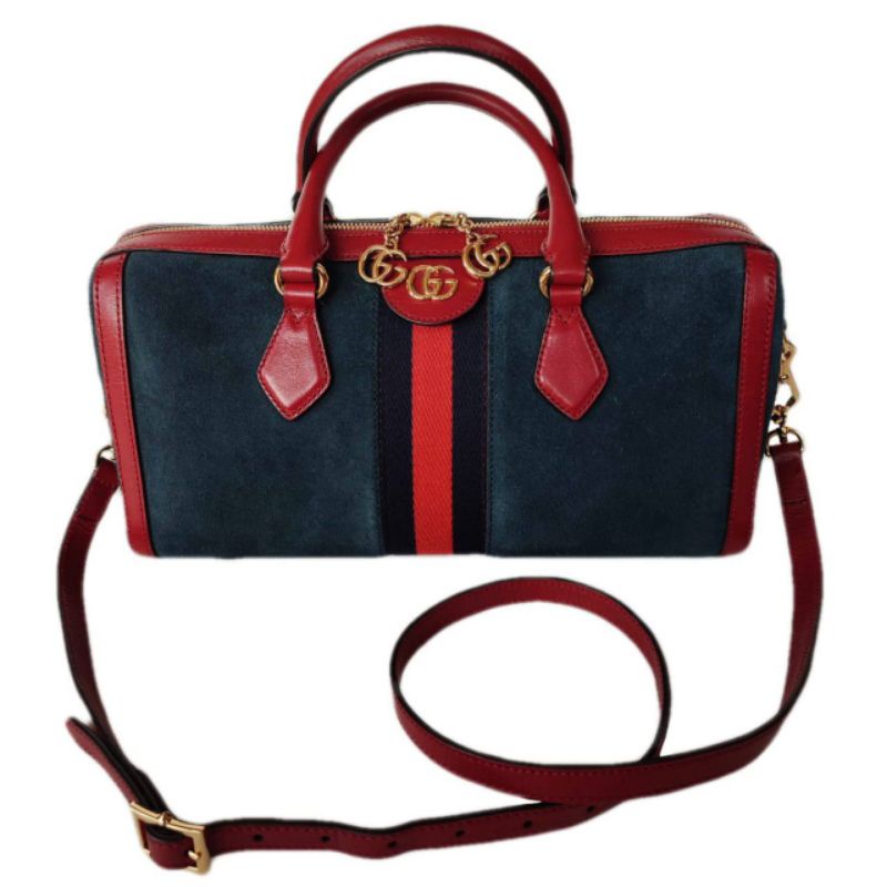 Tas Gucci Speedy Red and Blue Original