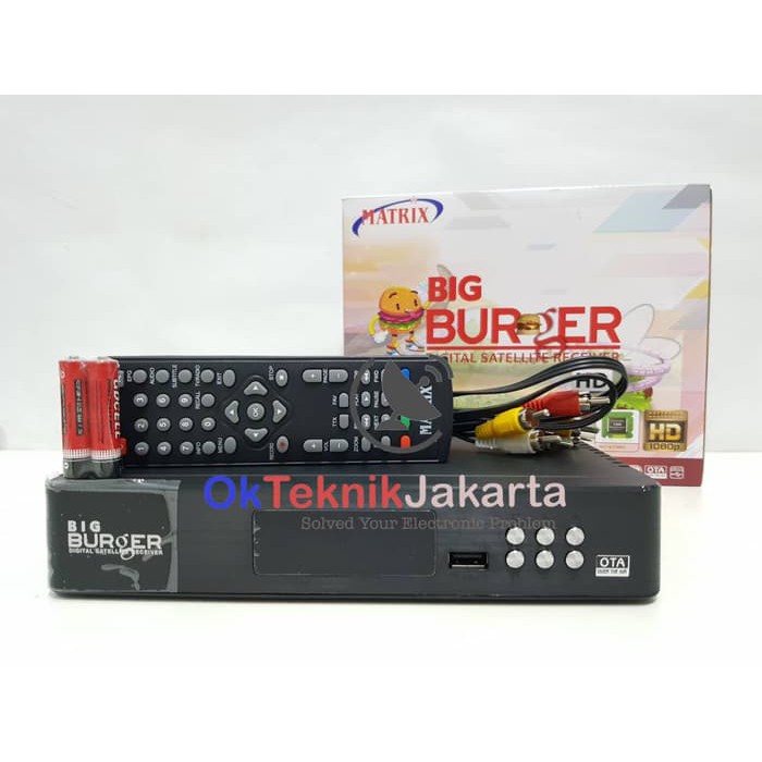 Ready Stok Receiver Parabola Matrix Big Burger HD   NEW 2017   Limited