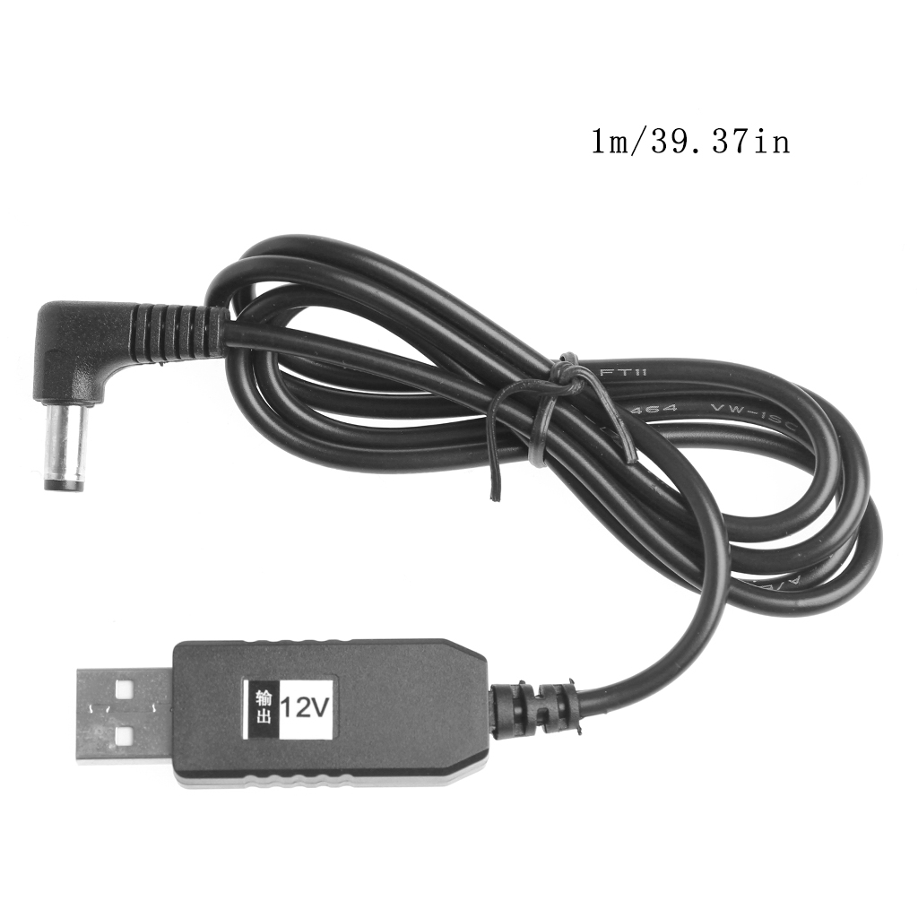 AUS Kabel Adapter USB DC 5V to 12V Right Angle