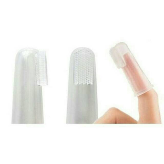 Sikat Lidah Gusi Bayi Baby Silicone Finger Toothbrush Perlengkapan Baru Lahir Peralatan New Born