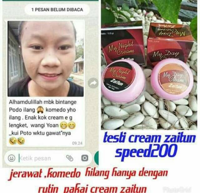 Terlaris Cream Siang Malam Zaitun Speed 200 Original 100 Indonesia