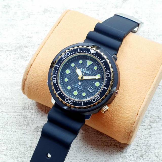 JAM TANGAN PRIA SEIKO KARET TANGGAL AKTIF