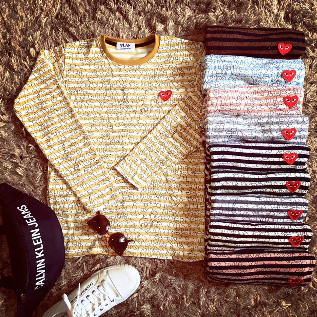 ATASAN CEWEK MURAH GRATIS ONGKIR SELURUH INDONESIA QSAA/ Kaos play cdg original Bangkok salur