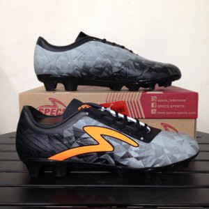 Sepatu Bola Specs Swervo Dynamite FG Black Palona Grey 100788 Original BNIB
