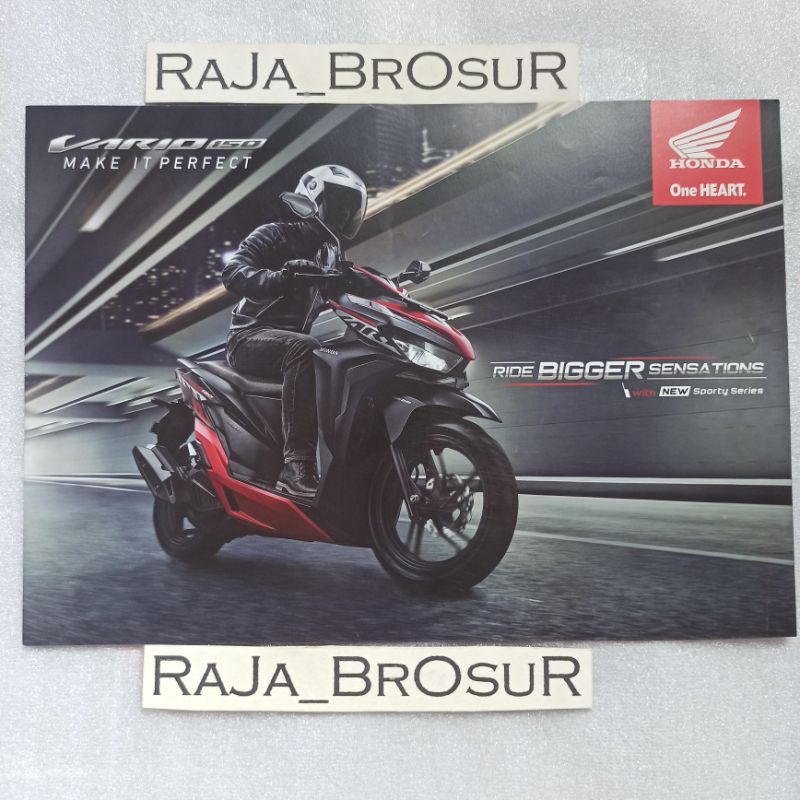 Poster brosur Honda Vario 150 New