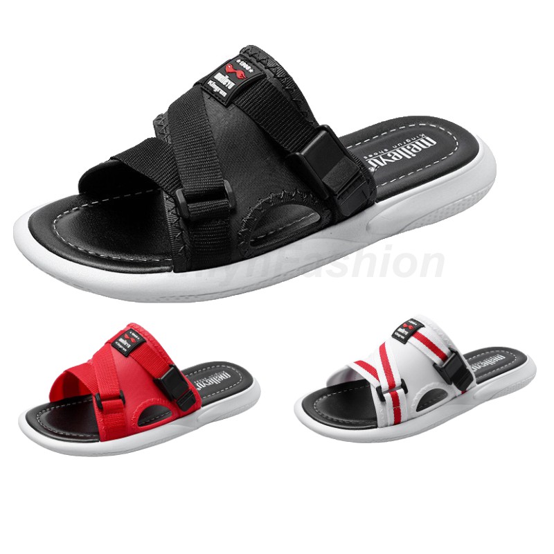 Sandal Couple Import Korea Fashion Terbaru Sendal Slip On Casual Cewek Cowok Wanita Pria SD-037