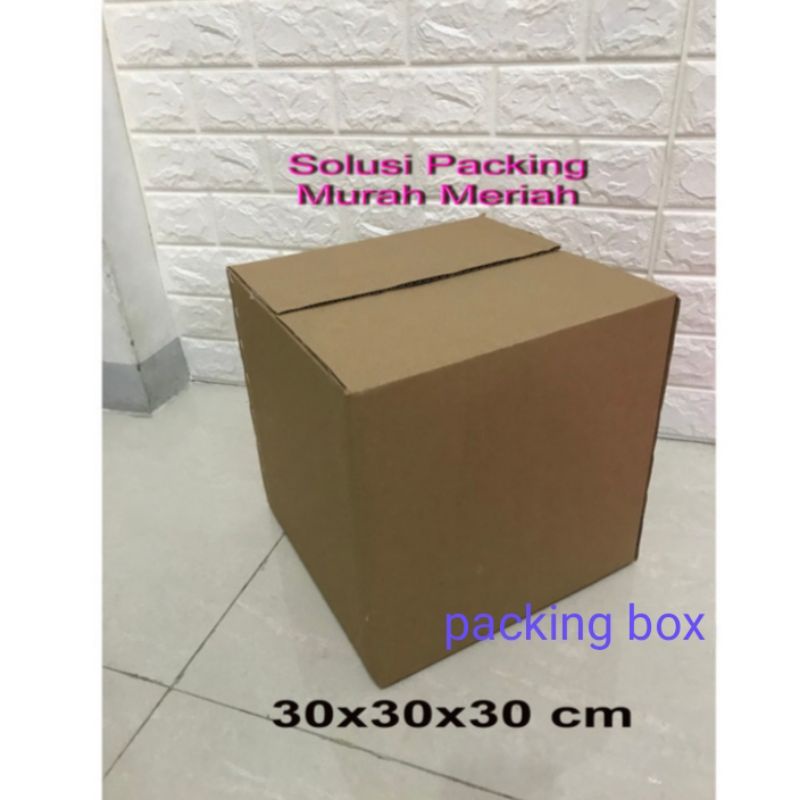 

uk.30x30x30cm.single wall luar dalem polos