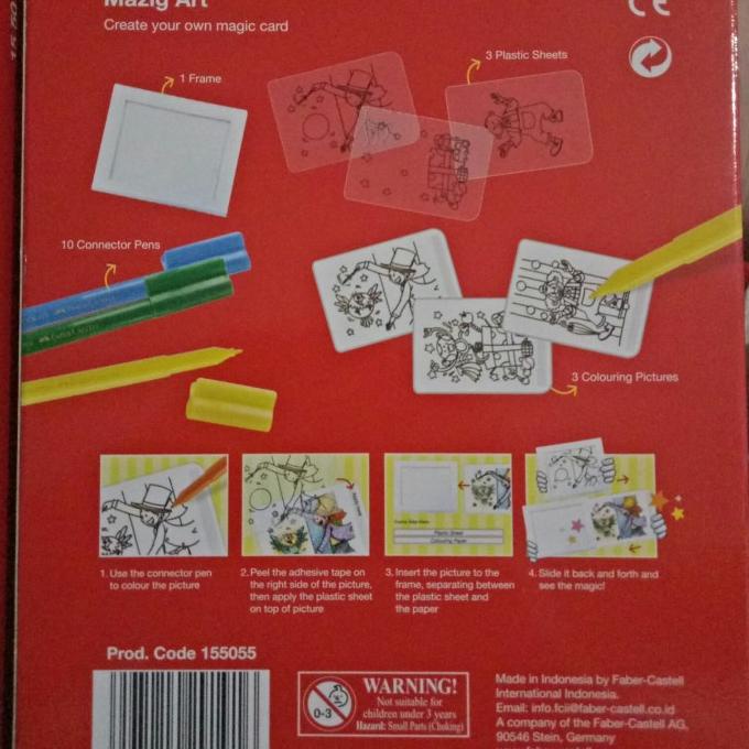 

Mazig Art Faber Castell 10 Connector Pens 3 Magic Cards 1Frame