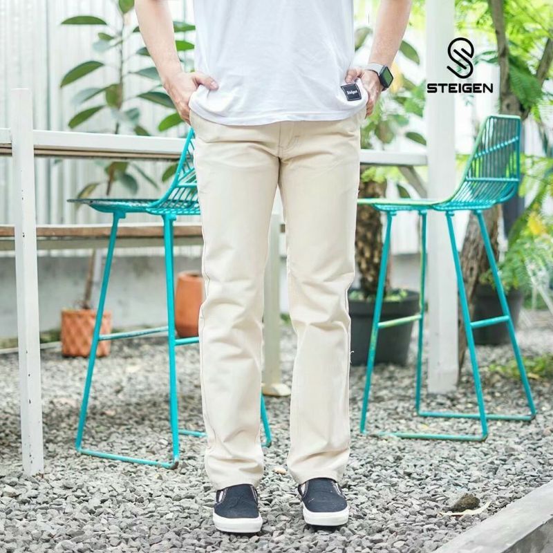 Celana Chinos Panjang Pria Malmo Reguler Ukuran 28 sampai 34 Chino Cowok Original