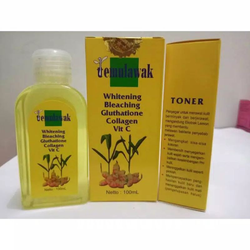TONER TEMULAWAK THE FACE BPOM - THE FACE TONER TEMULAWAK BPOM