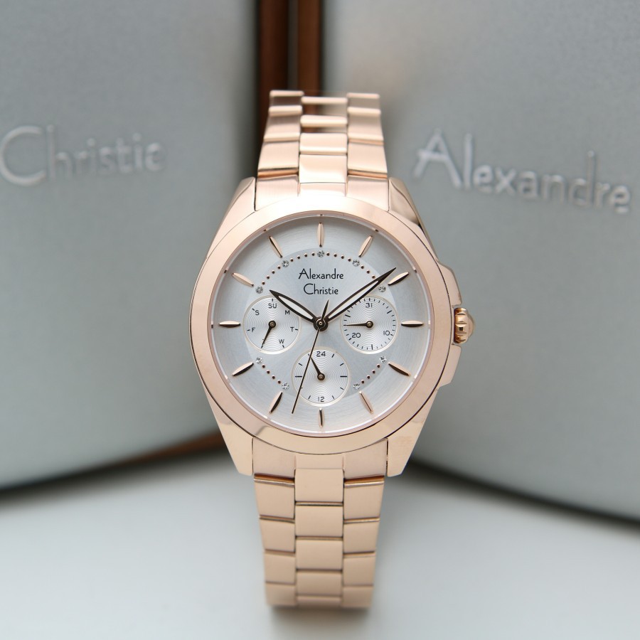 ORIGINAL Jam Tangan Wanita Alexandre Christie AC 2864 / AC2864 / 2864 Garansi Resmi 1 Tahun.