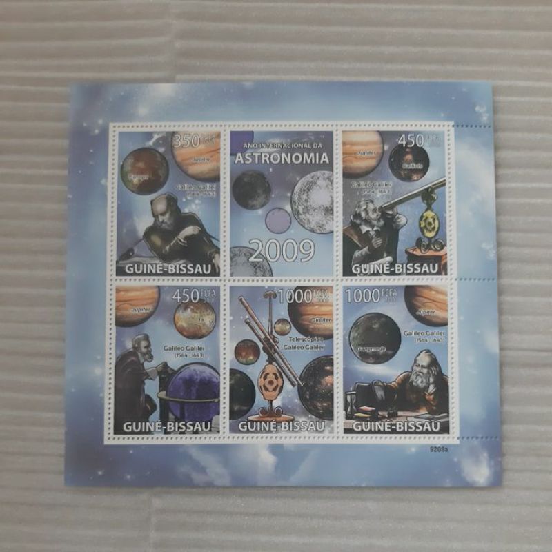 

Perangko Guine Bissau seri Astronomi sheet 5 prangko