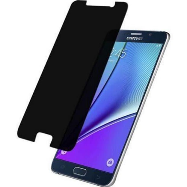 NEW TEMPERED GLASS SPY SAMSUNG J5 PRIME ANTI GORES KACA PRIVACY GELAP MILENIA