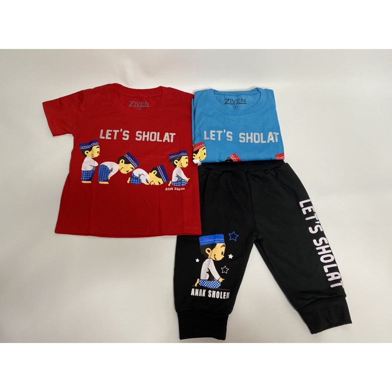 Baju anak joger LET’s sholat-baju anak laki-setelan anak laki 1-9 tahun