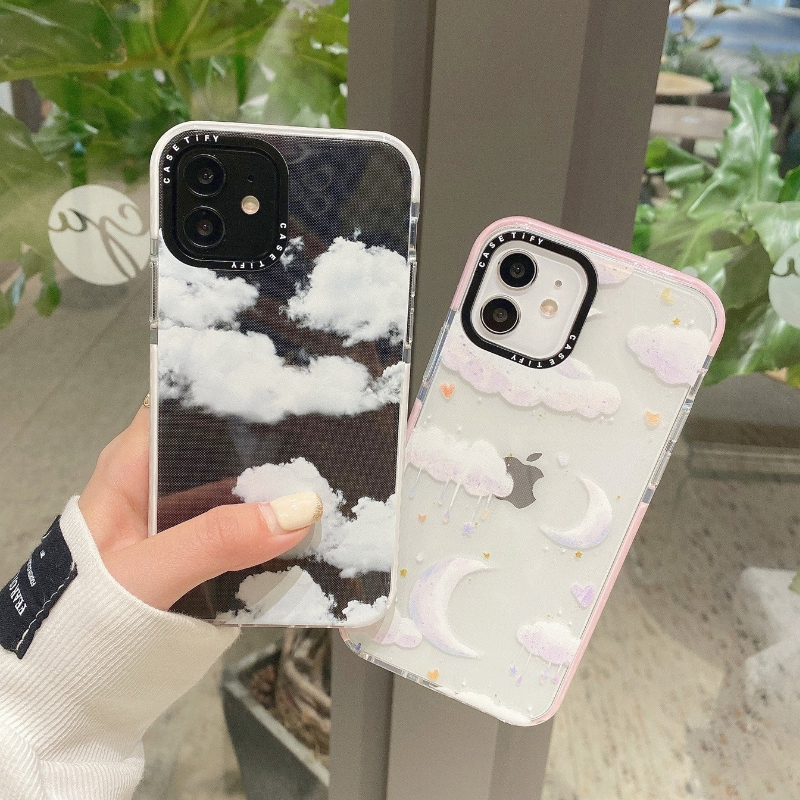 Art Cloud Moon Casetify Phone Case for IPhone 12 11 Pro Max X Xs Max XR