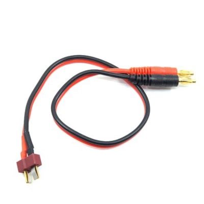 

MURAH YEAH RACING BATTERY CHARGER CABLE T-PLUG MALE TO 4MM BULLET #WPT-0117 hantoys shopee