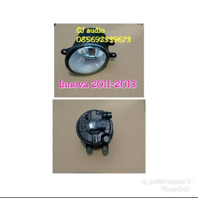 Foglamp Toyota Innova 2011-2013