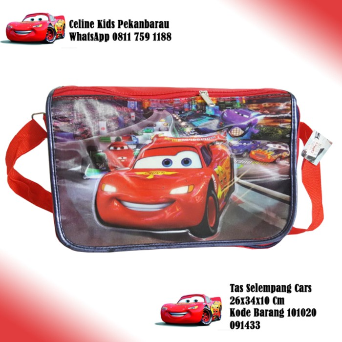 Tas Sekolah selempang murah cars import anak TK SD
