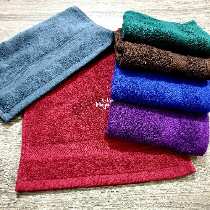 handuk wajah kecil muka handuk wajah polos katun minyak lembut