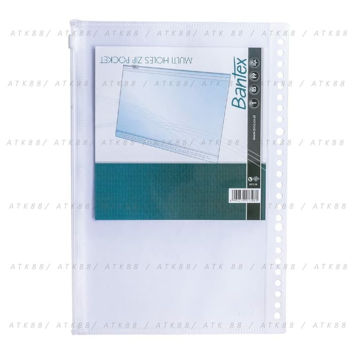 

Unik Bantex Zipper Pocket For Mutiring Binder B5 26 Holes #8073 Diskon