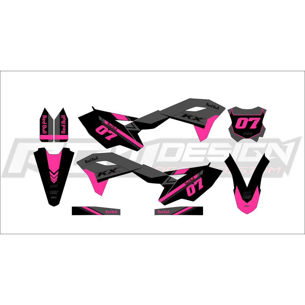 DECAL KX 250F 2017-001