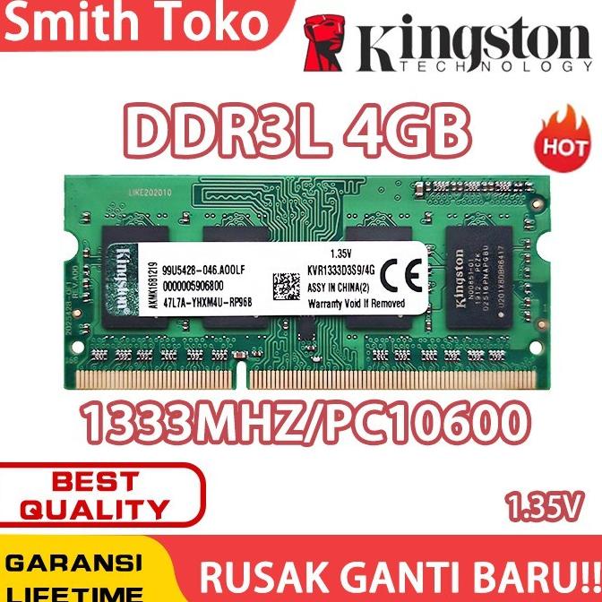 Ram laptop Kingston DDR3L 4GB DDR3 4GB DDR3 8GB DDR3L 8GB DDR3 2GB RAM | Komponen Laptop