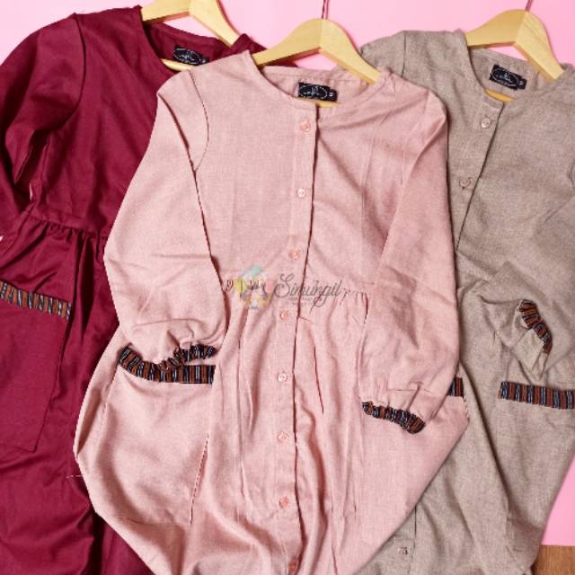 Gamis kinanthi gamis anak katun madinah