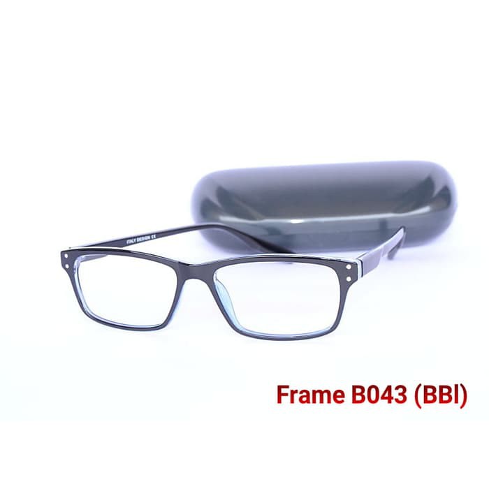 Dijual FRAME KACAMATA - CK B-019 (Pria/Wanita) - Baca/Minus - Casual Eyewear - Biru Diskon