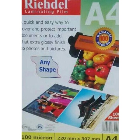 

[BISA COD] Plastik Laminating Film A4 (100 lembar)
