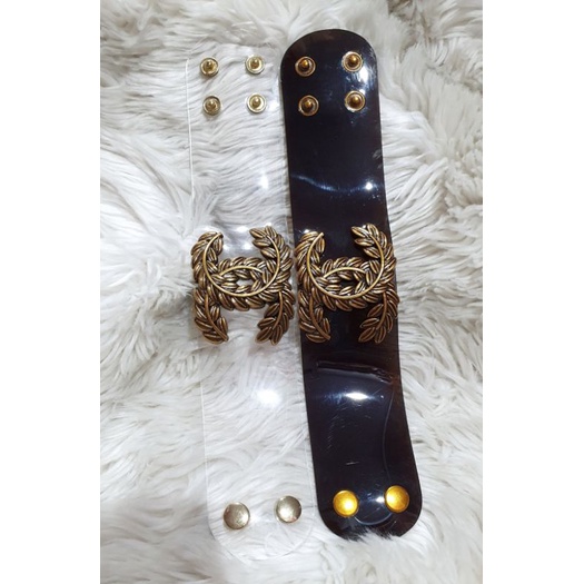 Gelang Brandad Band Motif Tori Gelang Jelly Fashion Import Premium Quality Tidak Karatan Gelang kulit Branded Band G01010