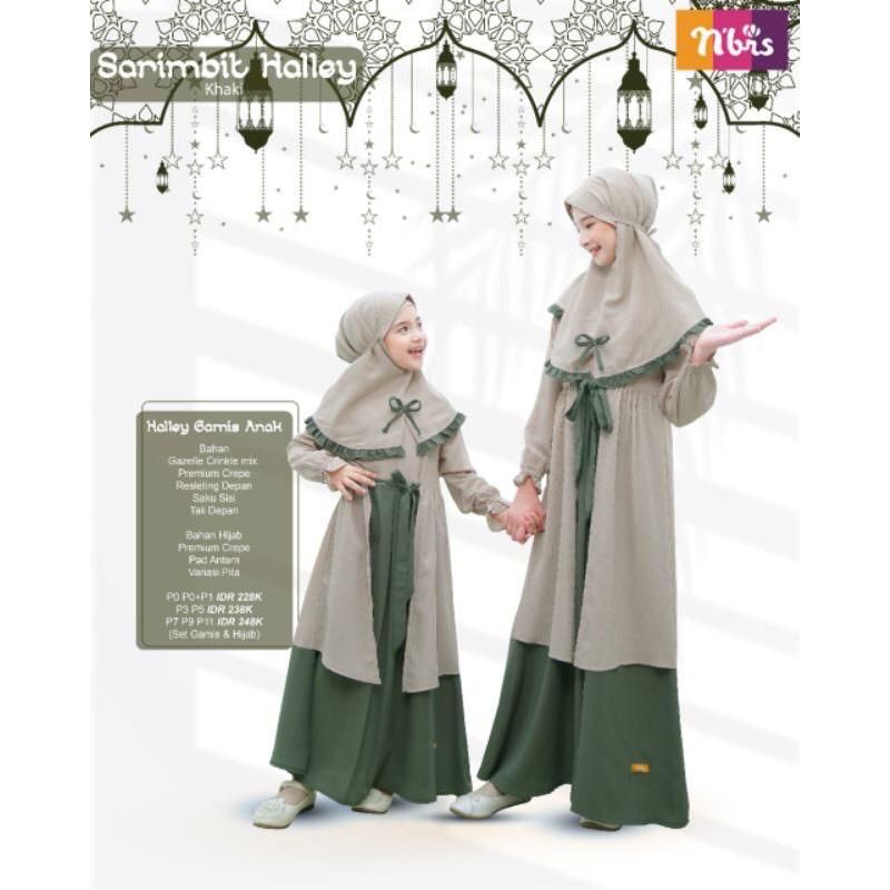 Halley Gamis Lilac & khaki