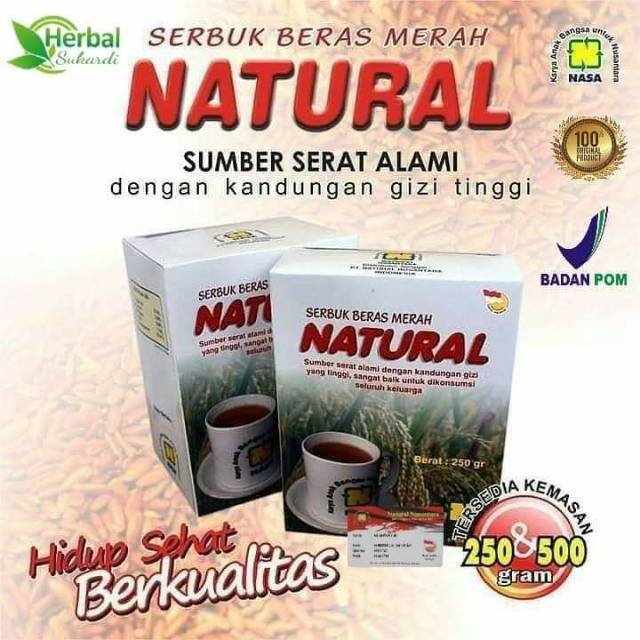 

Serbuk Beras Merah Natural