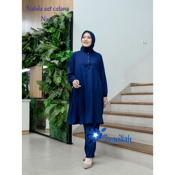 NABILA ONE SET SETELAN CELANA SYAKILA SHAKILLA SHAKILA ORI SYARILLAH