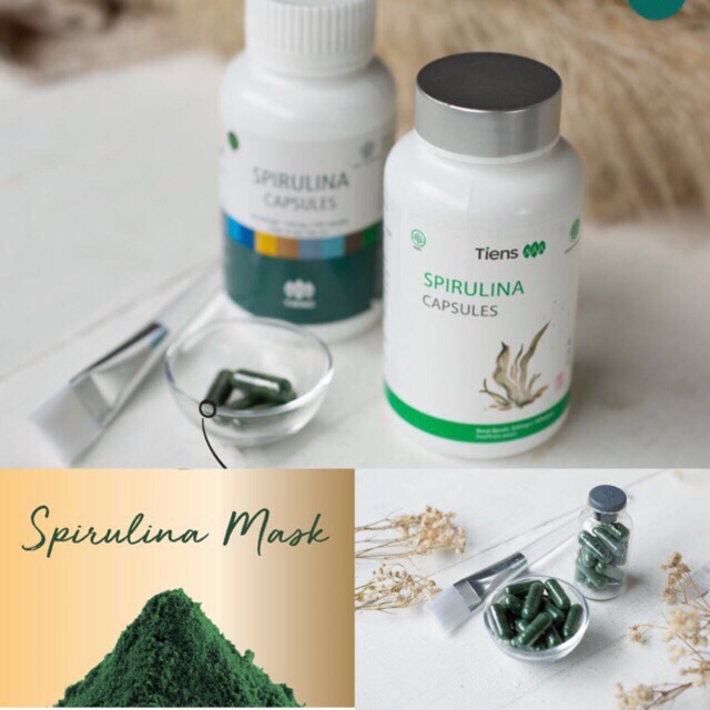 SPIRULINA ORIGINAL 100% MASKER SPIRULINA BISA DIMINUM DIJAMIN ORI SPIRULINA MURAH