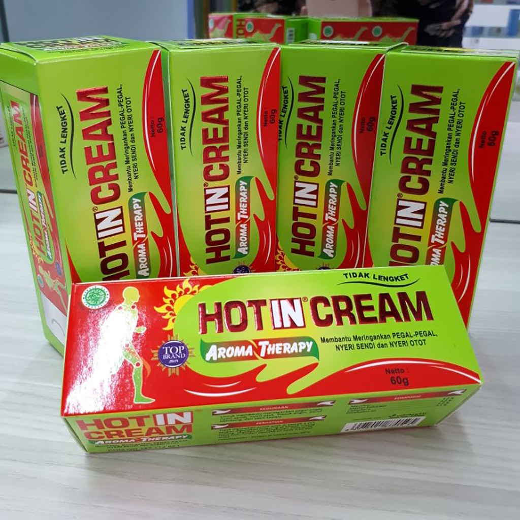 Bisa COD Hot In Cream Aromatherapy Kemasan Tube 60 gr &amp; 120 gr - Hotin Cream Aromatherapy