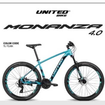 Sepeda Gunung MTB United Monanza 4.0 27 ,5 Inch 8Speed Garansi SNI-Tosca