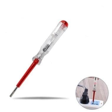 Obeng Test Pen listrik fleksibel Pipih TestPen Elektrik AC SCREWDRIVER