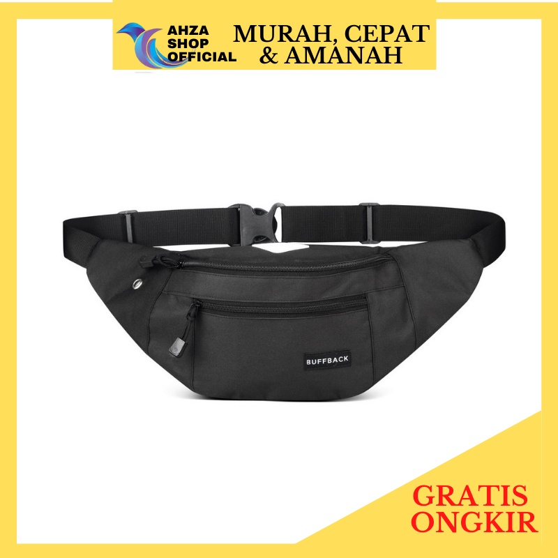 Tas Waist Bag Oval Premium Pria Wanita Harga Grosir