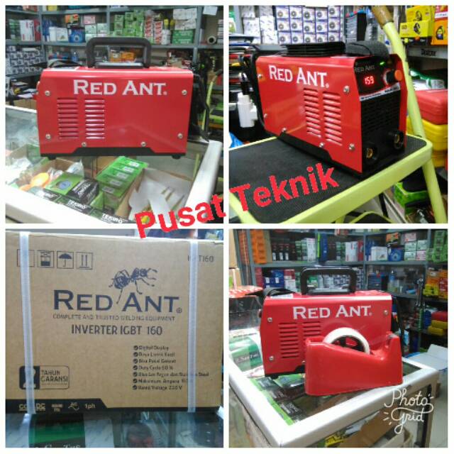 MESIN LAS RED ANT 160 A / MESIN LAS INVERTER RED ANT 160 A