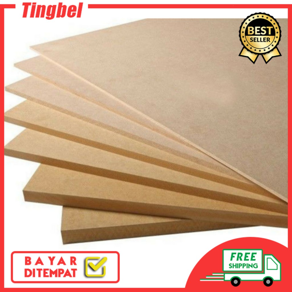 Papan Kayu MDF 3mm ukuran A3