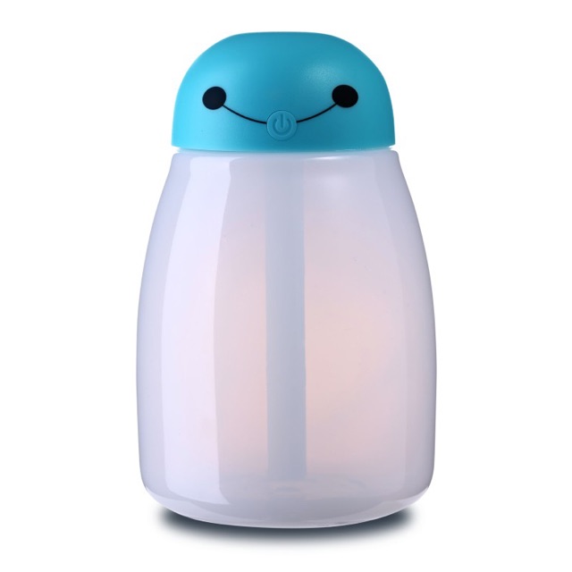 Baymax Mini LED RGB Humidifier USB 400ml - Blue