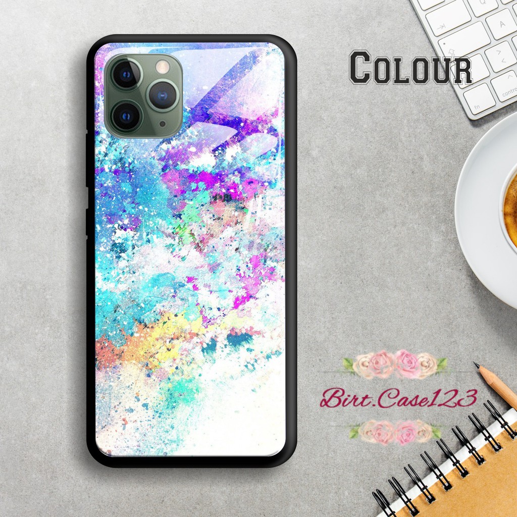 Back case glass COLOUR Realme C1 C2 C3 U1 2 2 Pro 3 Pro 5 5i 5s Pro 6 Pro X Xt C11 C15 c12 7 BC1381