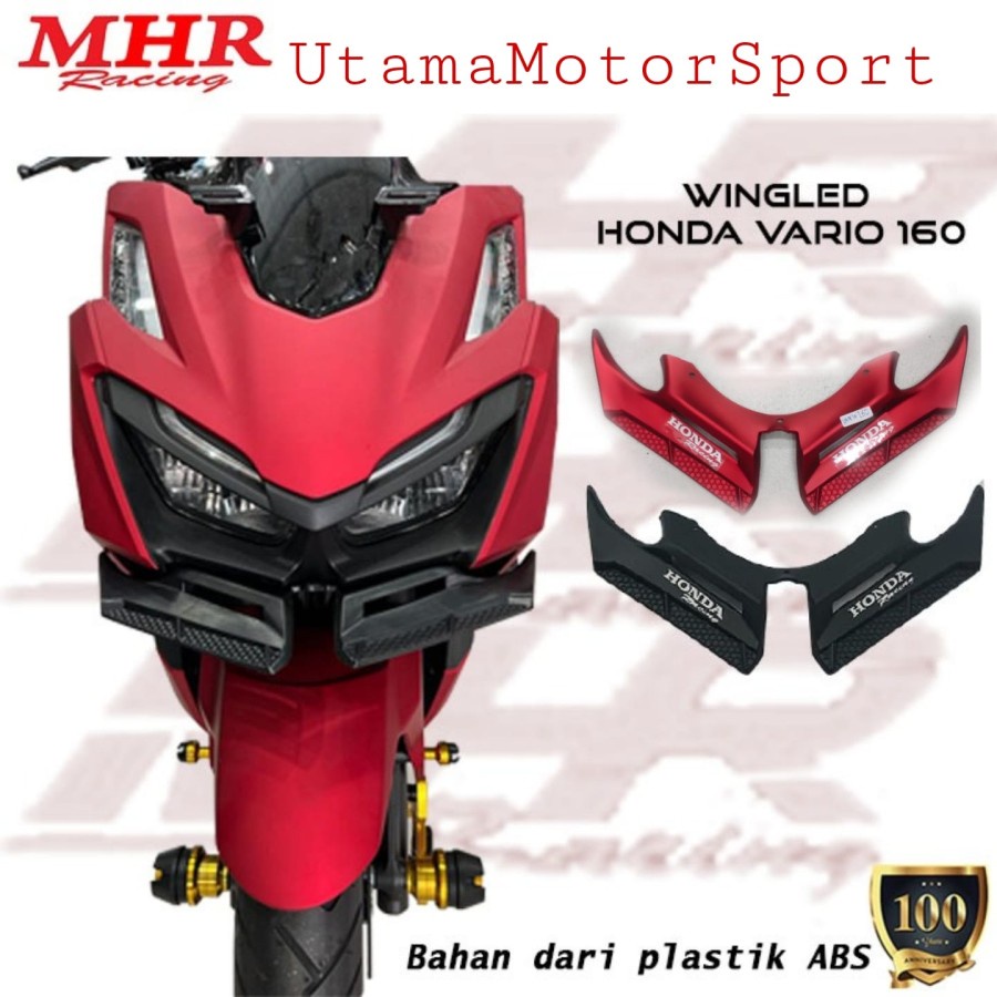 Wingled Winglet Kumis AeroWings All New Vario-160 / Vario Terbaru 2022 / MHR Racing Best Quality