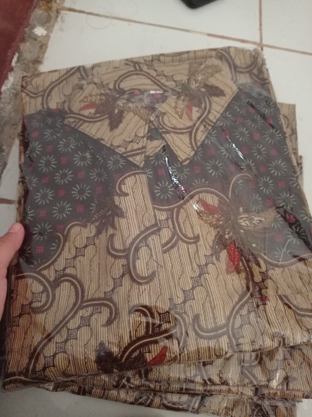 Size M L Xl Xxl Xxxl Bswart Batik Hrb026 Kenongo Hem Pendek Padi Pekalongan M L Xl Batik