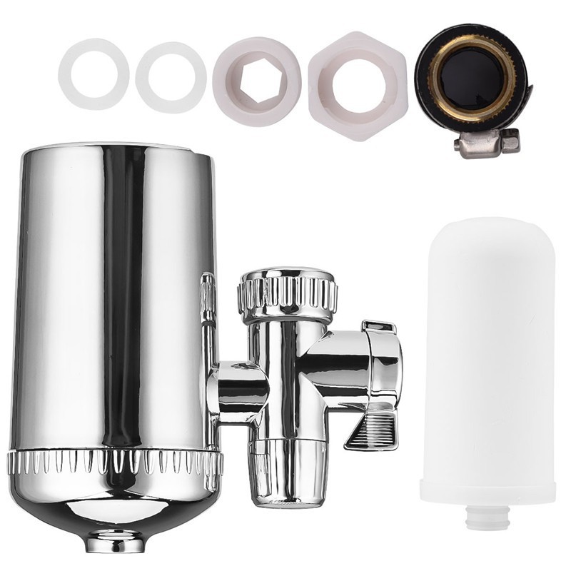 

CkeyiN Faucet Dapur Pemurni Air Keran Mount Filter Diatom dan Elemen Filter Keramik