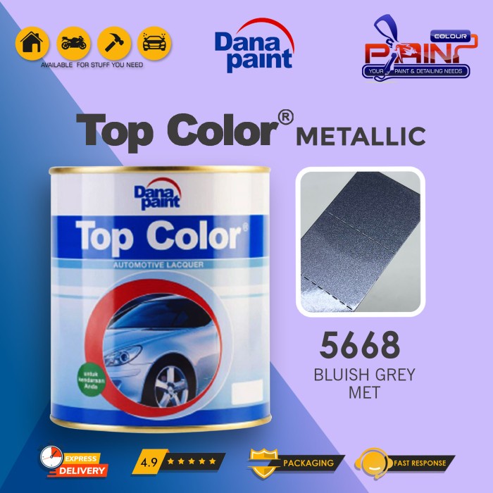 Top Color Metallic 5668 Bluish Grey Met - Cat Duco