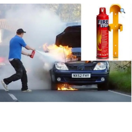 Fire Stop Alat Pemadam Api Mobil Mini APAR Ringan Car Fire Extinguisher Portable 500ml