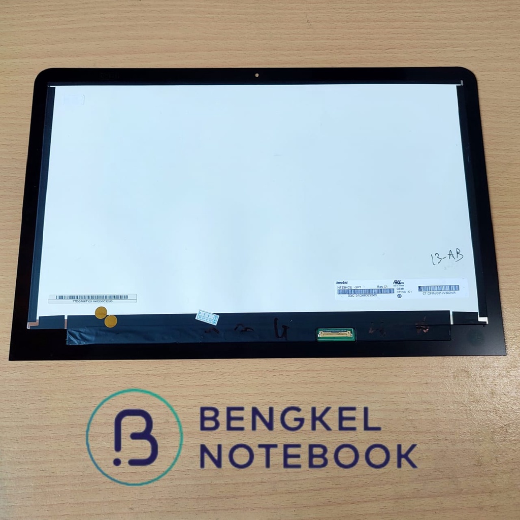 LCD HP 13-AB plus Frame dan Kaca Depan FHD (NOT QHD)