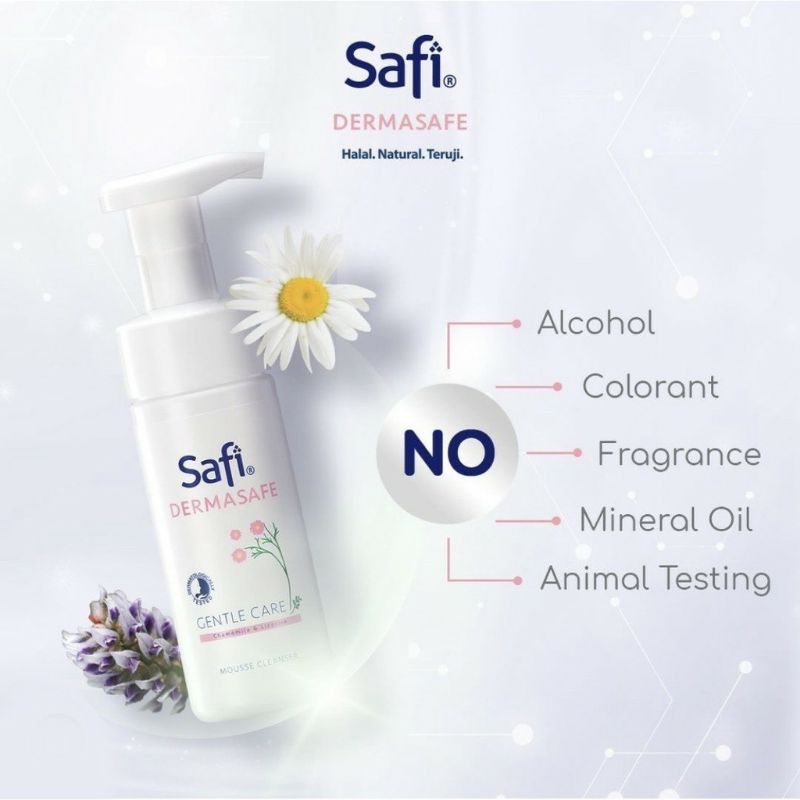 SAFI DERMASAFE GENTLE CARE MOUSE CLEANSER 150ML